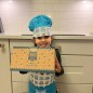 SmileKidz Children's Blue Ollie Owl Baking Gift Set With Mixing Bowl, Utensils & Colander