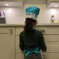SmileKidz Children's Blue Ollie Owl Apron, Chef's Hat & Tea Towel Textile Gift Set