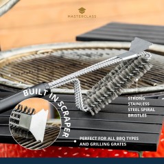 MasterClass BBQ Bristle Spiral Grill Brush