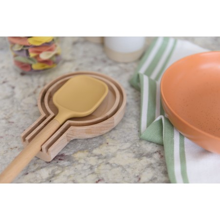 KitchenCraft Idilica Beechwood Spoon Rest