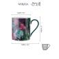 Mikasa x Sarah Arnett Porcelain Mug, 350ml, Peacock Print