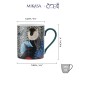 Mikasa x Sarah Arnett Porcelain Mug, 350ml, Monkey Print