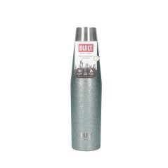 BUILT Apex 540ml Insulated Water Bottle - Aqua Glitter