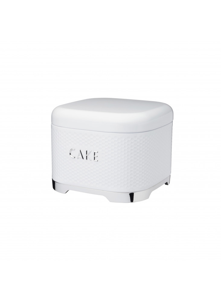 Lovello Textured Steel Cake Tin - Ice White Lovello Textured Steel Cake Tin - Ice White