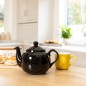 London Pottery Farmhouse 4-Cup Teapot Gloss Black London Pottery Farmhouse 4-Cup Teapot Gloss Black