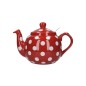London Pottery Farmhouse 4 Cup Teapot Red With White Spots London Pottery Farmhouse 4 Cup Teapot Red With White Spots