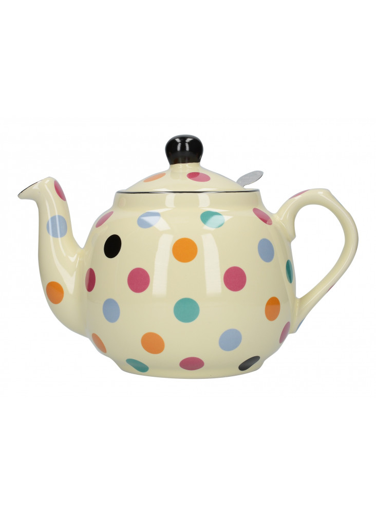 London Pottery Farmhouse 4-Cup Teapot Multi Spot London Pottery Farmhouse 4-Cup Teapot Multi Spot