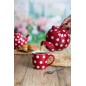 London Pottery Farmhouse 4 Cup Teapot Red With White Spots London Pottery Farmhouse 4 Cup Teapot Red With White Spots