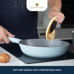 MasterClass Cast Aluminium Fry Pan 28cm, Sky Blue
